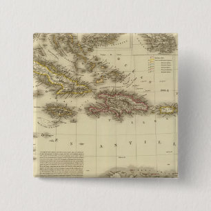 Karibische Inseln und Westindien Button