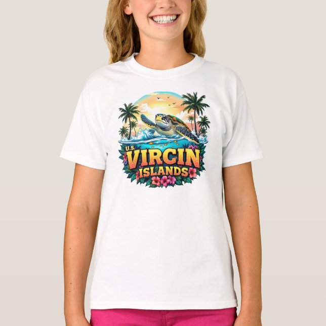 Karibische Jungfrauen der USA T-Shirt (Vorderseite)