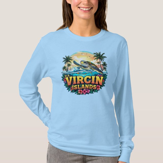 Karibische Jungfrauen der USA T-Shirt (Vorderseite)