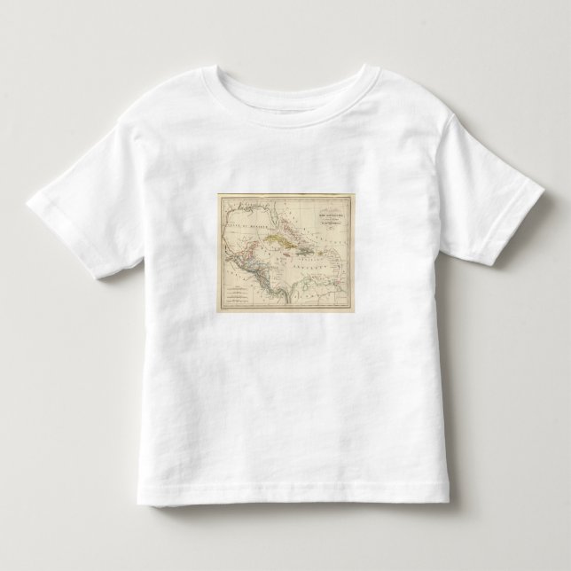 Karibische Meere, das Golf von Mexiko und Kleinkind T-shirt (Vorderseite)