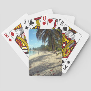 Karibische Spielkarten des tropischen Strandes