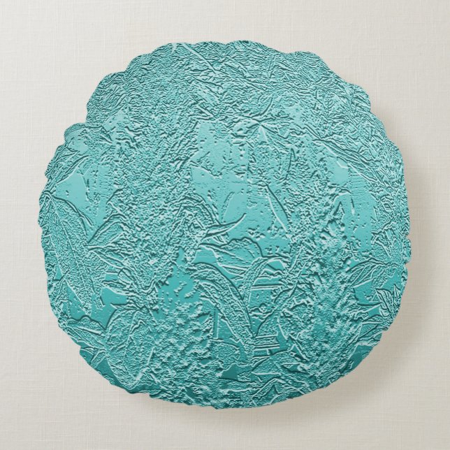 Karibische Tidepools...... Rundes Kissen (Vorderseite)