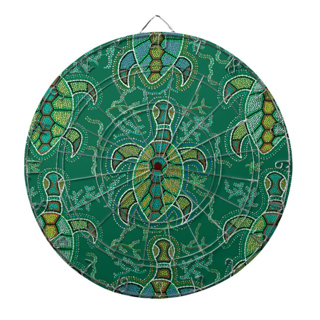 Karibische Tortuga Dartscheibe (vorne)