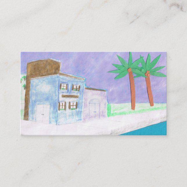Karibische Visitenkarten Visitenkarte (Vorderseite)