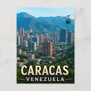 Karibischer Berghimmel und venezolanischer Geist Postkarte