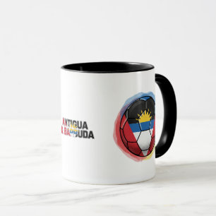 Karibischer Fußball – Antigua & Barbuda Edition Tasse