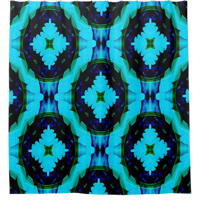 Karibischer Garten...... Duschvorhang (Vorderseite)