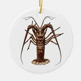 Karibischer stacheliger Hummer Keramikornament