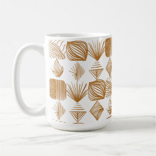 Karibischer Stammbaum: Gold, Weiß Kaffeetasse