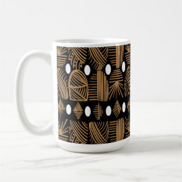 Karibischer Stammbaum: Schwarz, Weiß, Gold Kaffeetasse