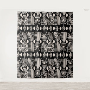 Karibischer Stammbaum: Schwarz, Weiß, Wandteppich