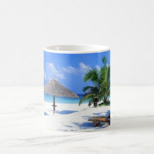 Karibischer Strand Kaffeetasse