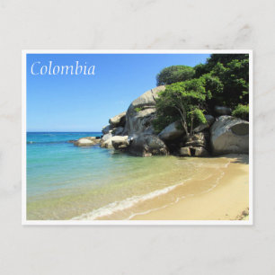 Karibischer Strand Postkarte