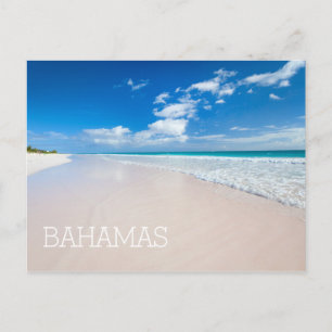 Karibischer Strand und Meer Postkarte