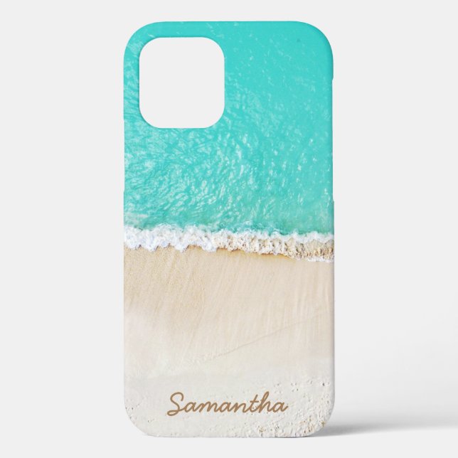 Karibischer Strand, Wellen und Sand Case-Mate iPhone Hülle (Rückseite)