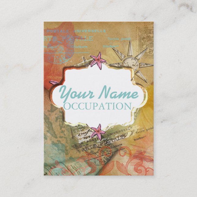 Karibischer Traum - Visitenkarte (Vorderseite)