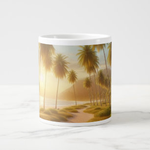 karibischer/tropischer/hawaiianischer Sonnenunterg Jumbo-Tasse
