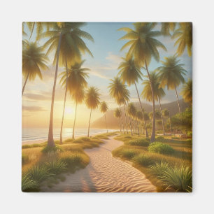 karibischer/tropischer/hawaiianischer Sonnenunterg Magnet