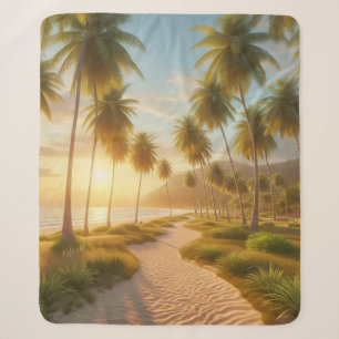 karibischer/tropischer/hawaiianischer Sonnenunterg Sherpadecke