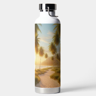 karibischer/tropischer/hawaiianischer Sonnenunterg Trinkflasche
