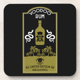 Karibischer Voodoo Rum Getränkeuntersetzer