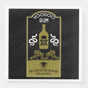 Karibischer Voodoo Rum Serviette