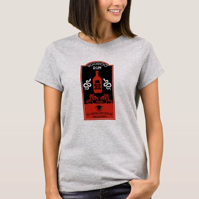 Karibischer Voodoo Rum T-Shirt (Vorderseite)