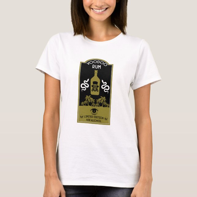 Karibischer Voodoo Rum T-Shirt (Vorderseite)