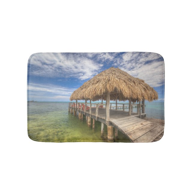 Karibisches Dock Badematte (Vorderseite)