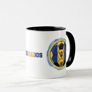 Karibisches Fußballspiel – Barbados Edition Tasse