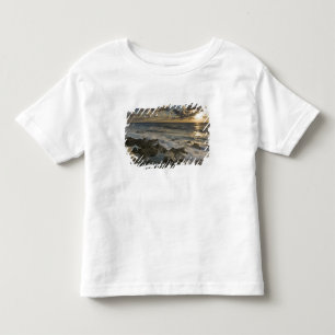 Karibisches Meer, Cayman Islands. Brechende Wellen Kleinkind T-shirt