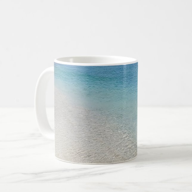 Karibisches Meer Curacao Kaffeetasse (Vorderseite Links)