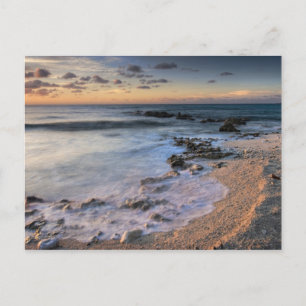 Karibisches Meer, Kaimaninseln. Brandwellen Postkarte