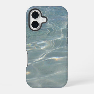 Karibisches Wasser Abstract Blau Natur iPhone 16 Hülle