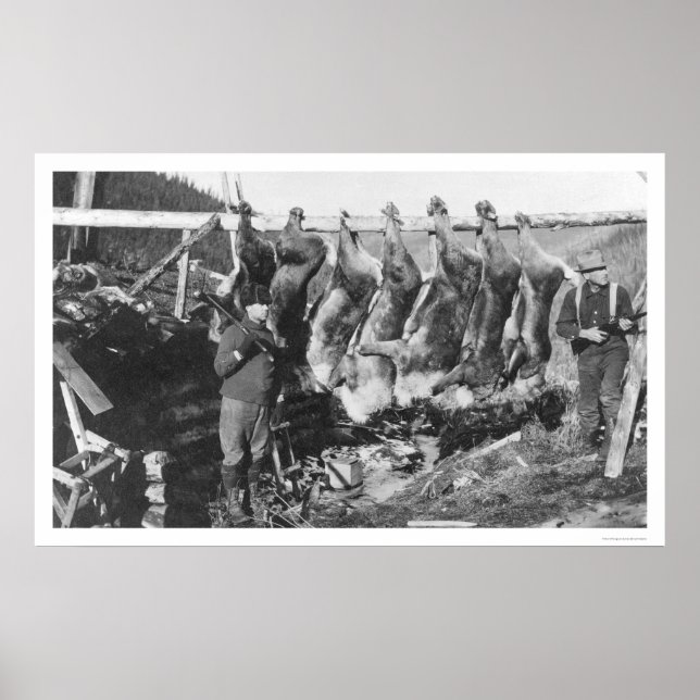 Karibou Hunters Alaska 1928 Poster (Vorne)