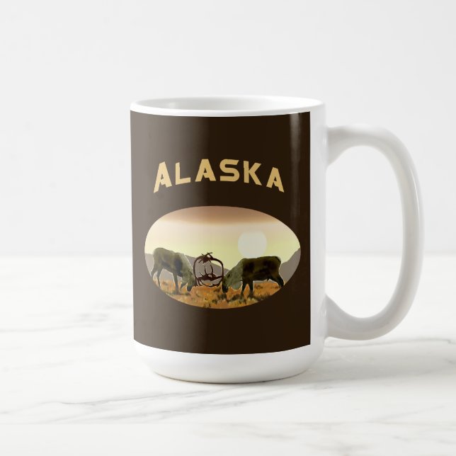 Karibu-Duell - Kanada Kaffeetasse (Rechts)