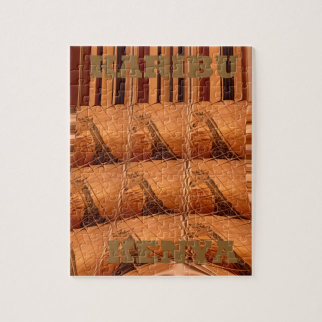 Karibu Giraffe Hakuna Matata Chic Modern Art Col (Vertikal)