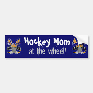 Karibu-Hockey-Mama-Autoaufkleber Autoaufkleber