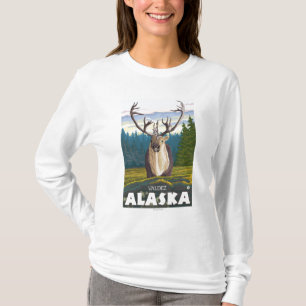 Karibu im wilden - Valdez, Alaska T-Shirt