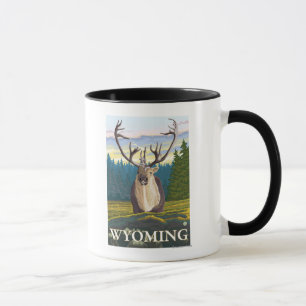Karibu im wilden - Wyoming Tasse