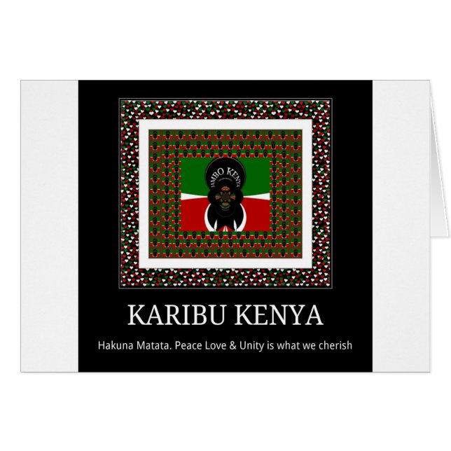 Karibu Kenya Hakuna Matata (Vorderseite (Horizontal))