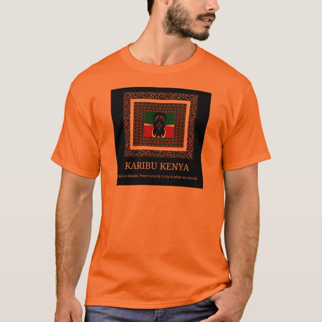 Karibu Kenya Hakuna Matata T-Shirt (Vorderseite)