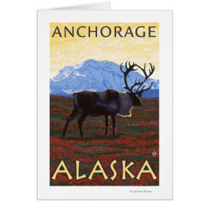Karibu-Szene - Anchorage, Alaska