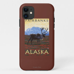Karibu-Szene - Fairbanks, Alaska Case-Mate iPhone Hülle