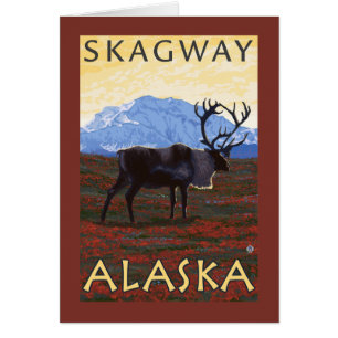Karibu-Szene - Skagway, Alaska