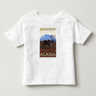 Karibu-Szene - Skagway, Alaska Kleinkind T-shirt