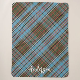 Kariert Anderson Classic Bauernhof Tartan Sherpadecke