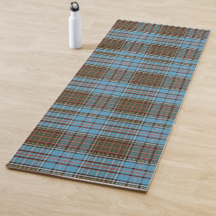Kariert Clan Anderson Aquamarin Karo Tartan Yogamatte