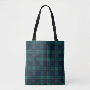 Kariert Clan Black Watch Tartan Green Black Blue Tasche