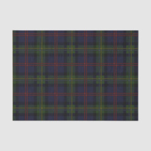 Kariert Clan Malcolm Green Lila Black Karo Tartan Seidenpapier